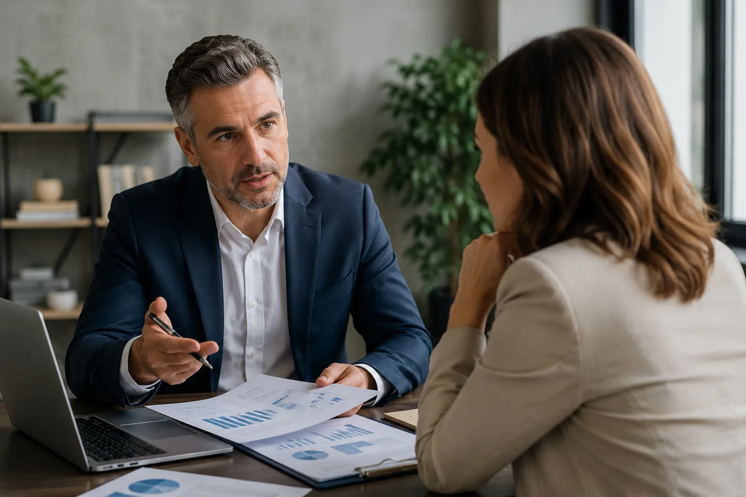 Business consultation about treatment lead buying requirements